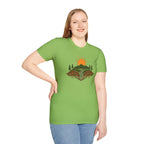 Mountain Scene Unisex Softstyle T-shirt