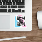 Die-Cut Stickers - TRANS RIGHTS ARE HUMAN RIGHTS