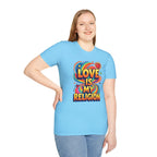 Love Is My Religion Retro Rainbow Graphic T-shirt