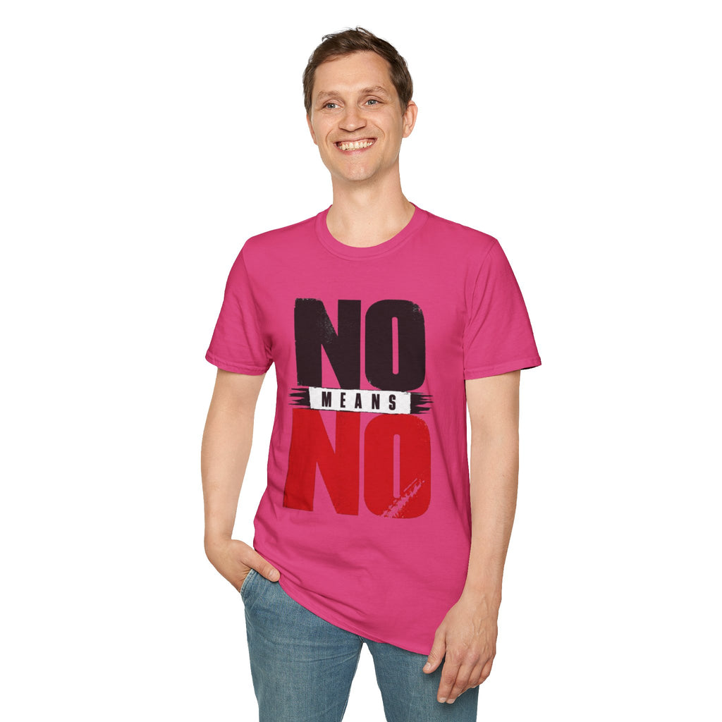 NO Means NO T-Shirt — Consent Awareness Graphic Tee