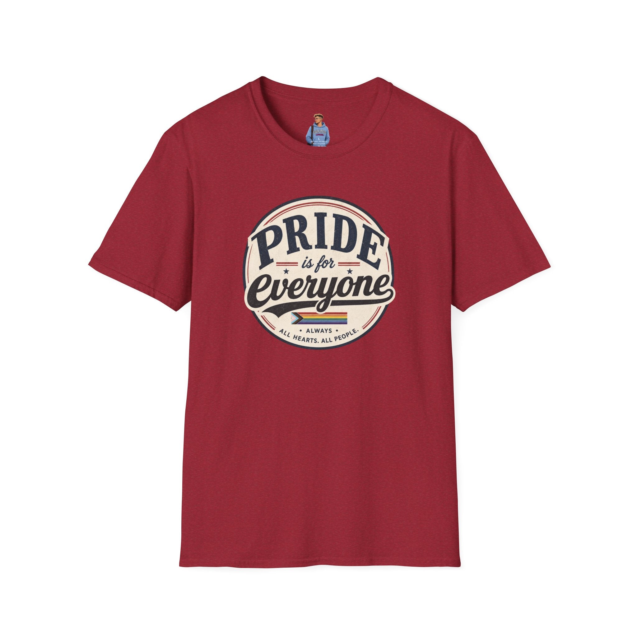 Pride Is for Everyone T-Shirt — Inclusive Retro Pride Tee