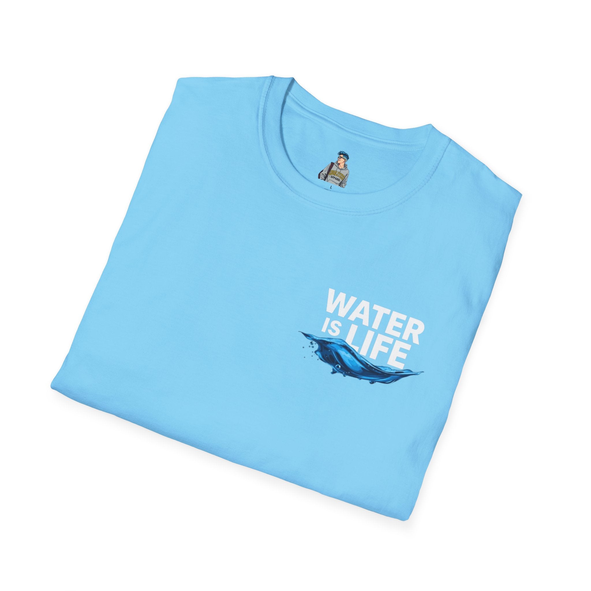 Water is Life Unisex T-Shirt | Eco-Friendly Tee for Environmentalists, Beach Lovers, Awareness Campaigns, Gifting