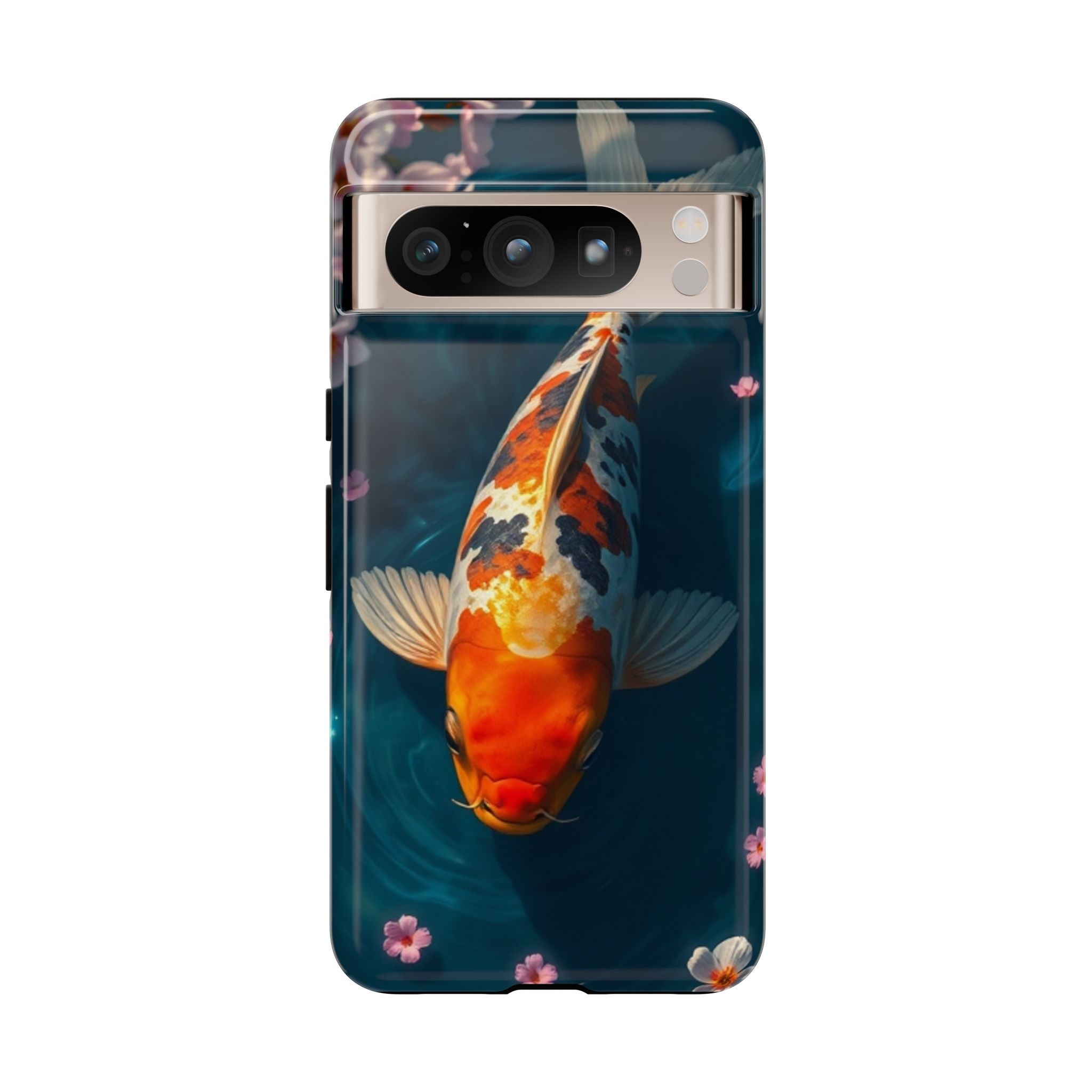 Peaceful Koi Cherry Blossom Tough Cases For Android & iPhone