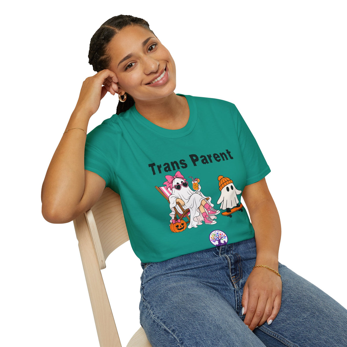 Trans Parent 3 Halloween Pride Tree Las Vegas T-Shirt