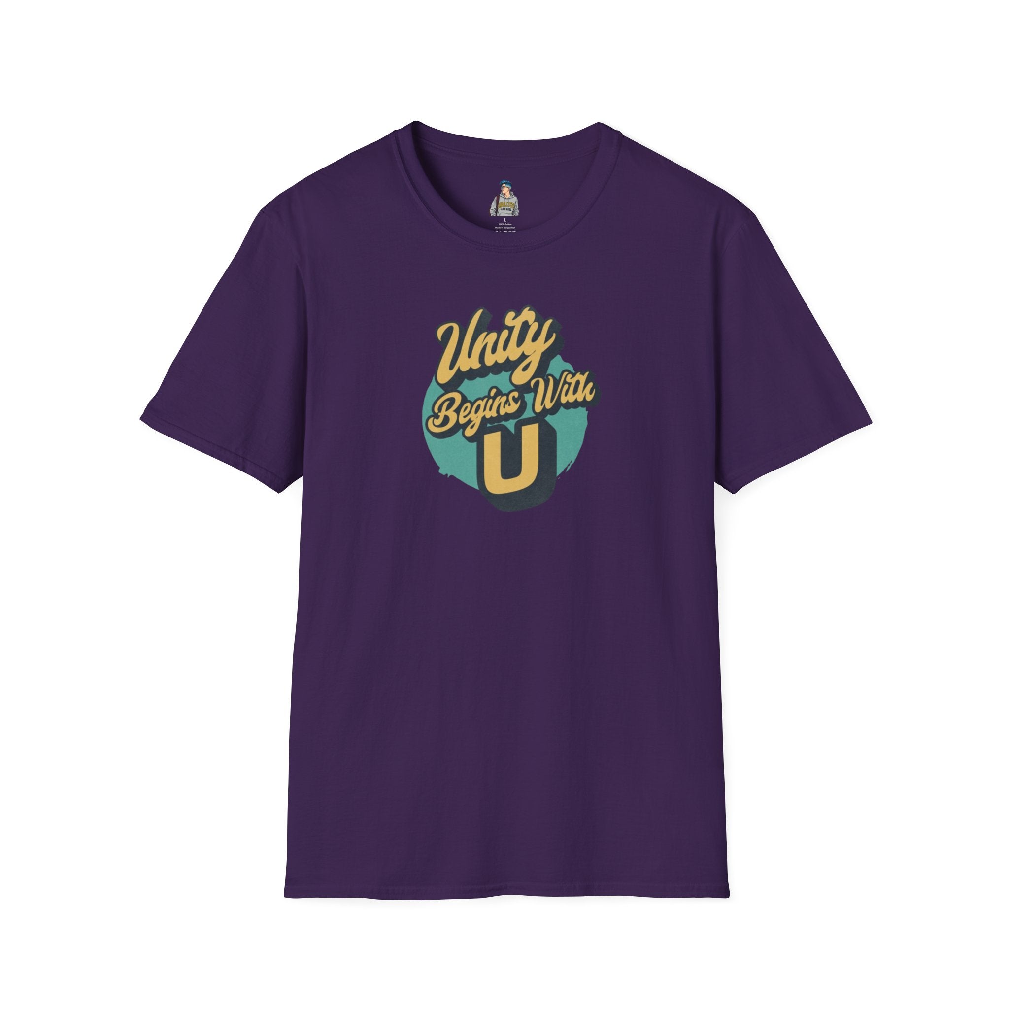 Unity Begins With U Unisex Softstyle T-Shirt