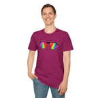 Rainbow Sunglasses Unisex t-shirt