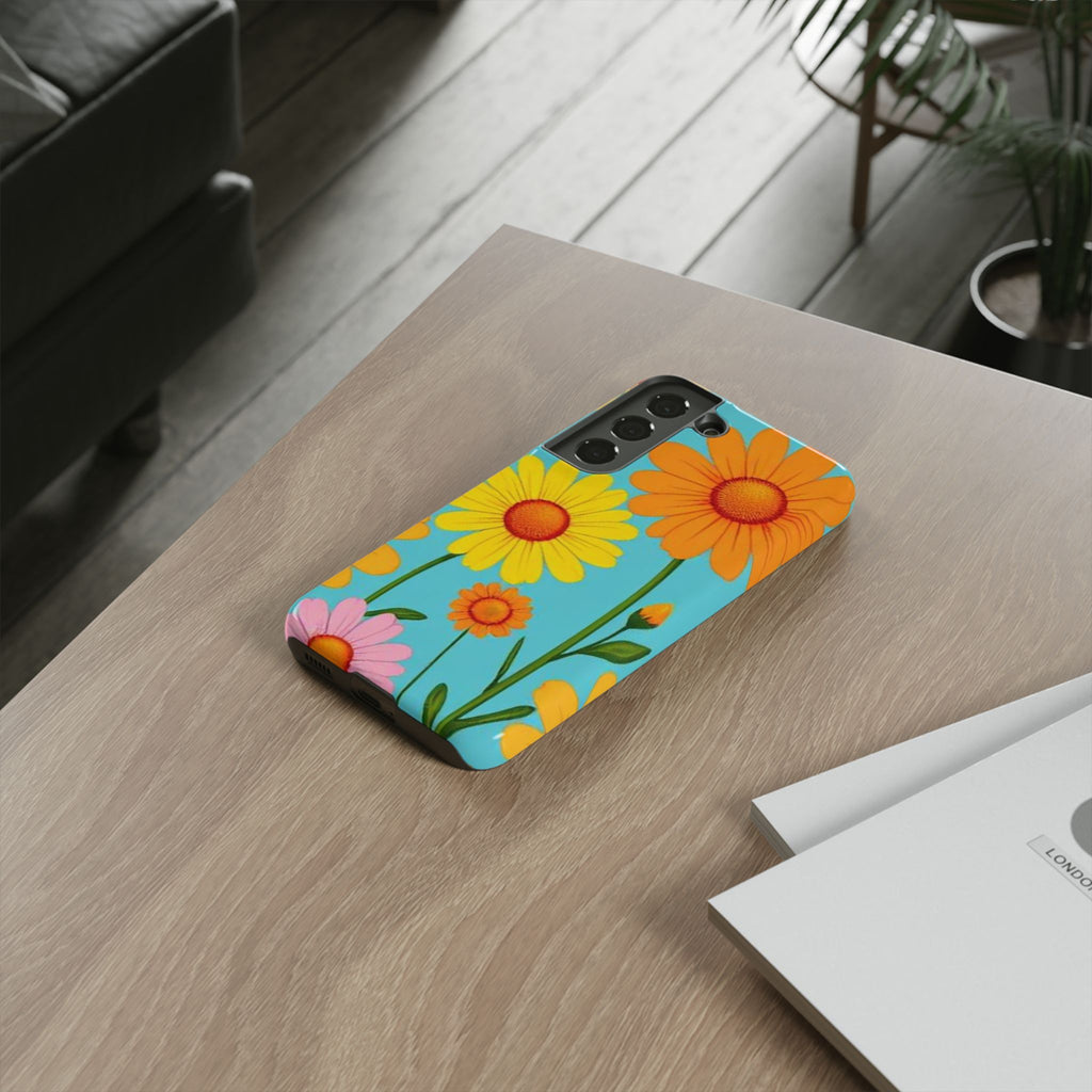 Floral Daisy Tough Case for Android