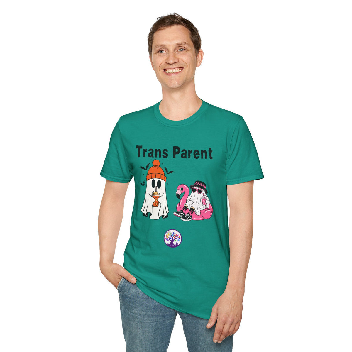 Trans Parent 6 Halloween Pride Tree Las Vegas T-Shirt