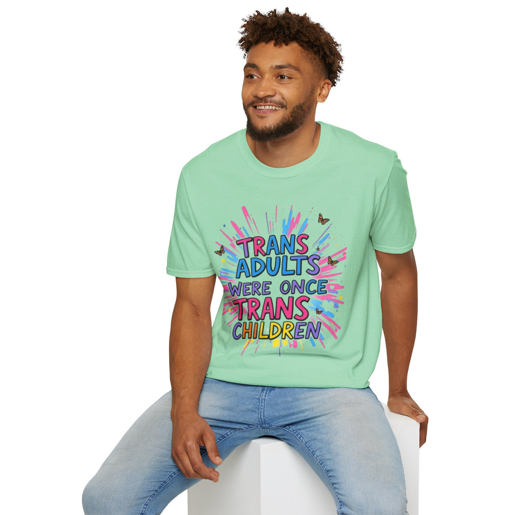 Trans Awareness Unisex T-Shirt, LGBTQ+ Pride Shirt, Gift for Allies, Feminist Apparel, Support Trans Rights