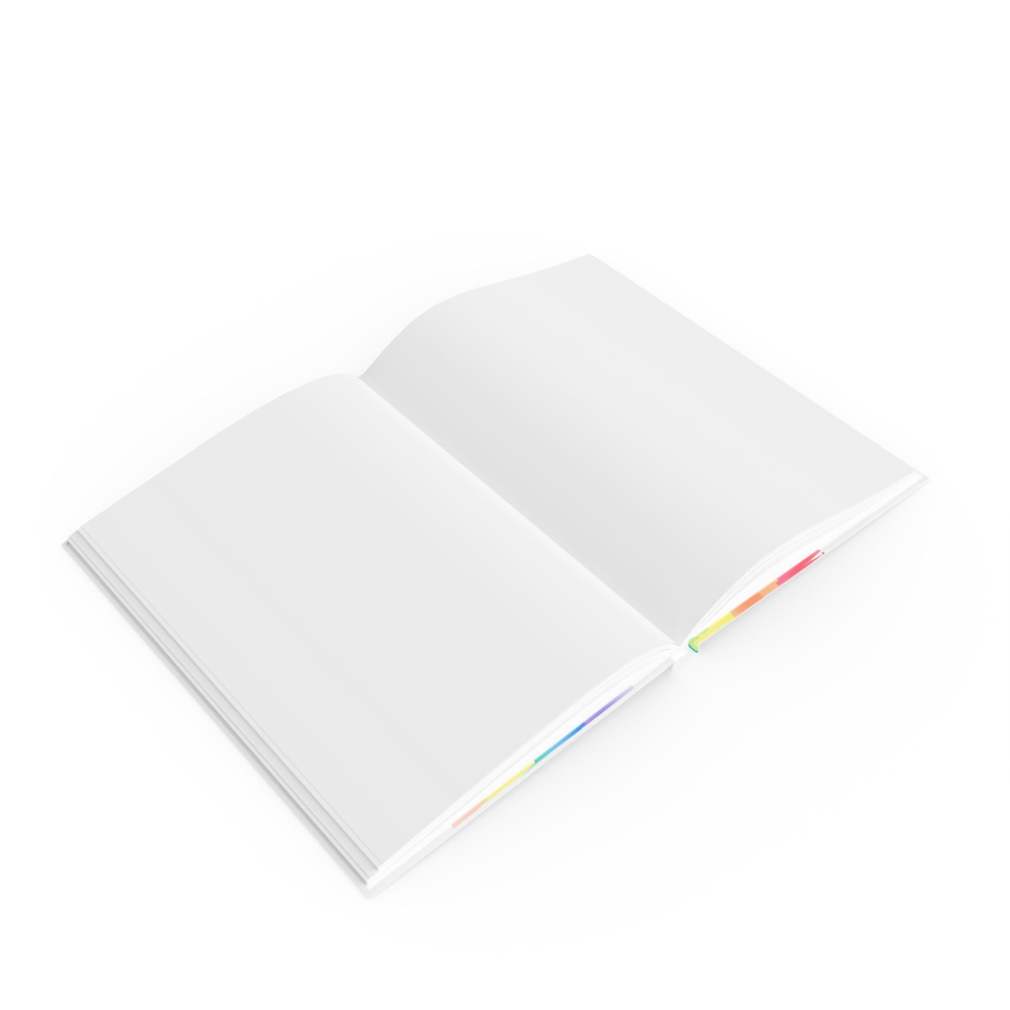 Watercolor Rainbow Hard Backed Journal - Perfect for Gifts, Journaling, and Celebrations