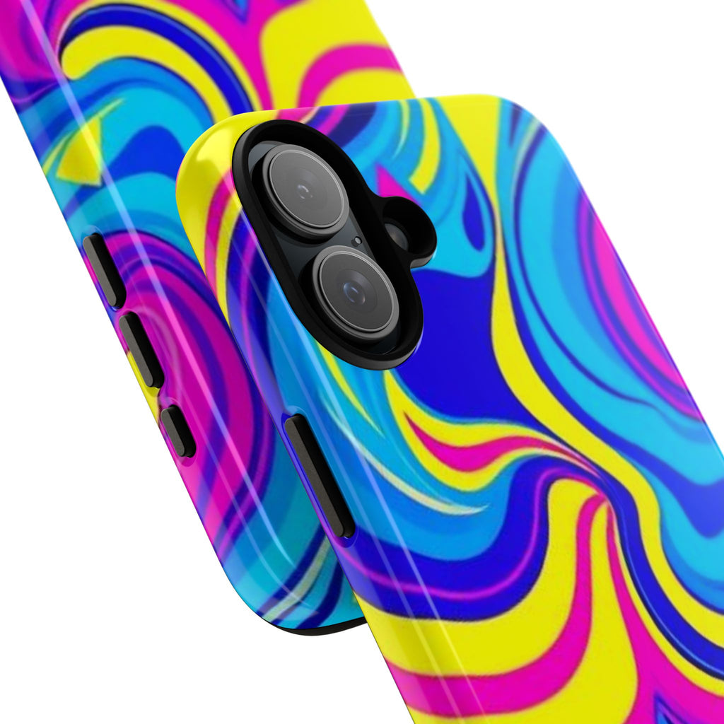 Psychedelic Swirl Tough Phone Case for iPhone