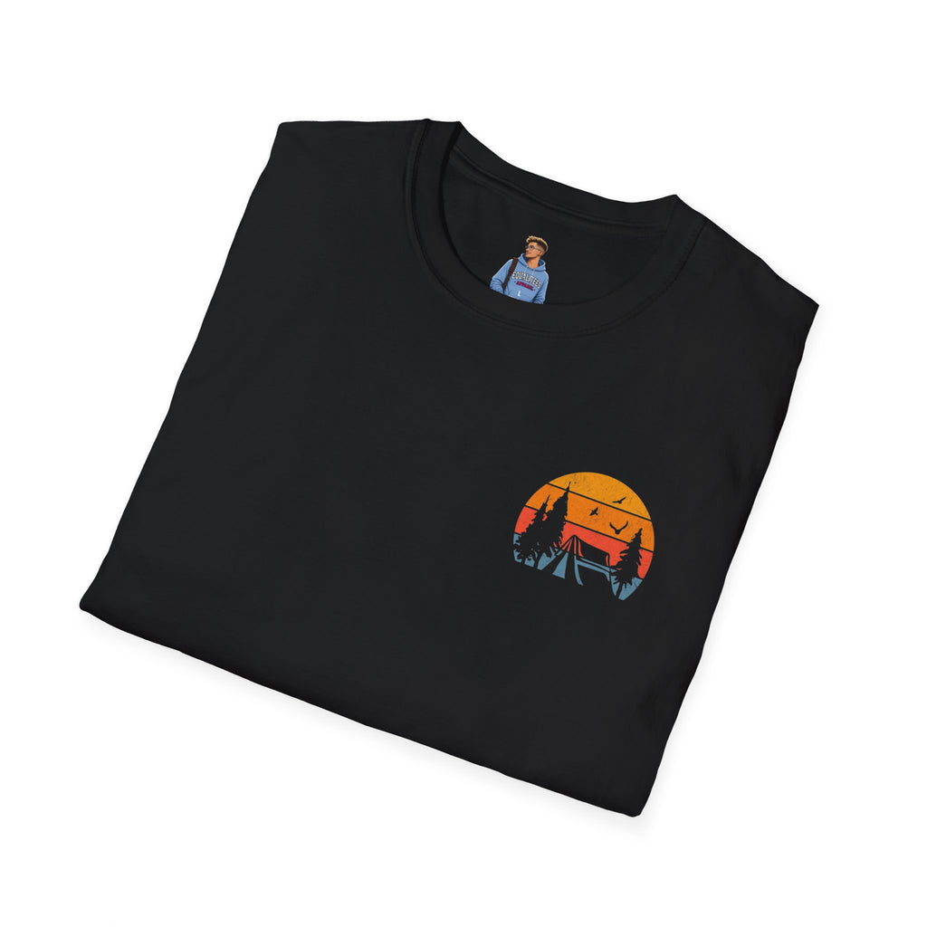 Unisex Softstyle T-Shirt - 'I'd Rather Be Camping' Adventure Tee