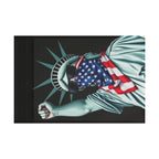 Resist With Lady Liberty Flag Design
