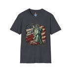 Patriots Don’t Stand For This T-Shirt — Statue of Liberty & Distressed Flag Graphic