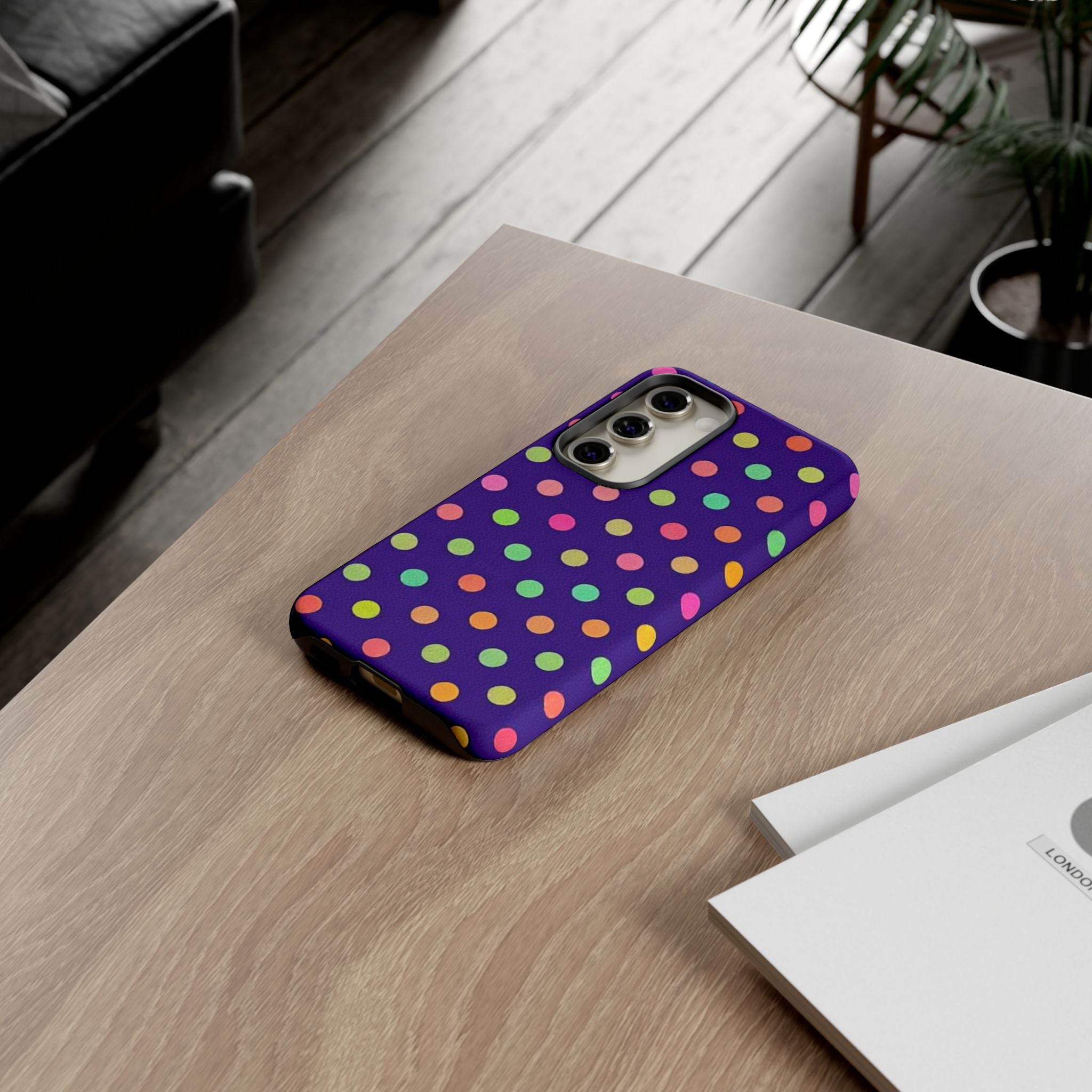 Colorful Polka-Dot Tough Case for Android