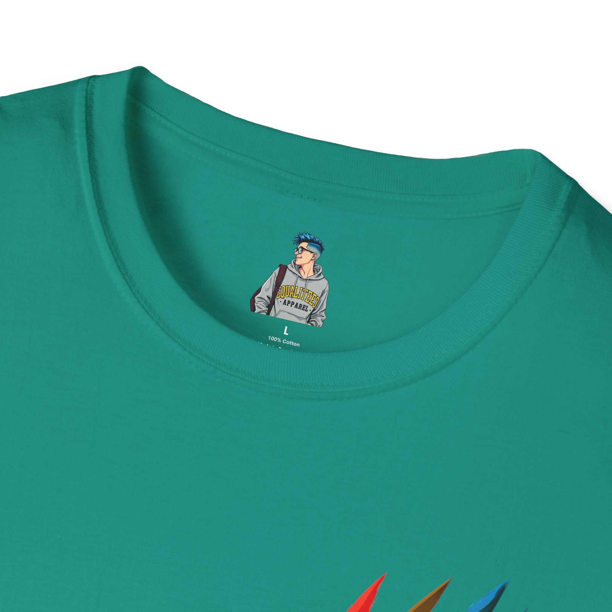Rainbow Scratch Unisex Softstyle T-Shirt - Casual Comfort for All Occasions