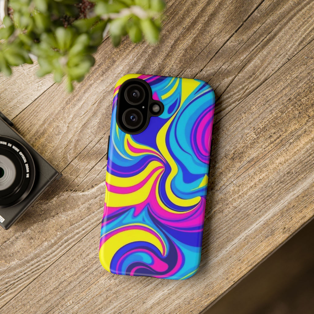 Psychedelic Swirl Tough Phone Case for iPhone