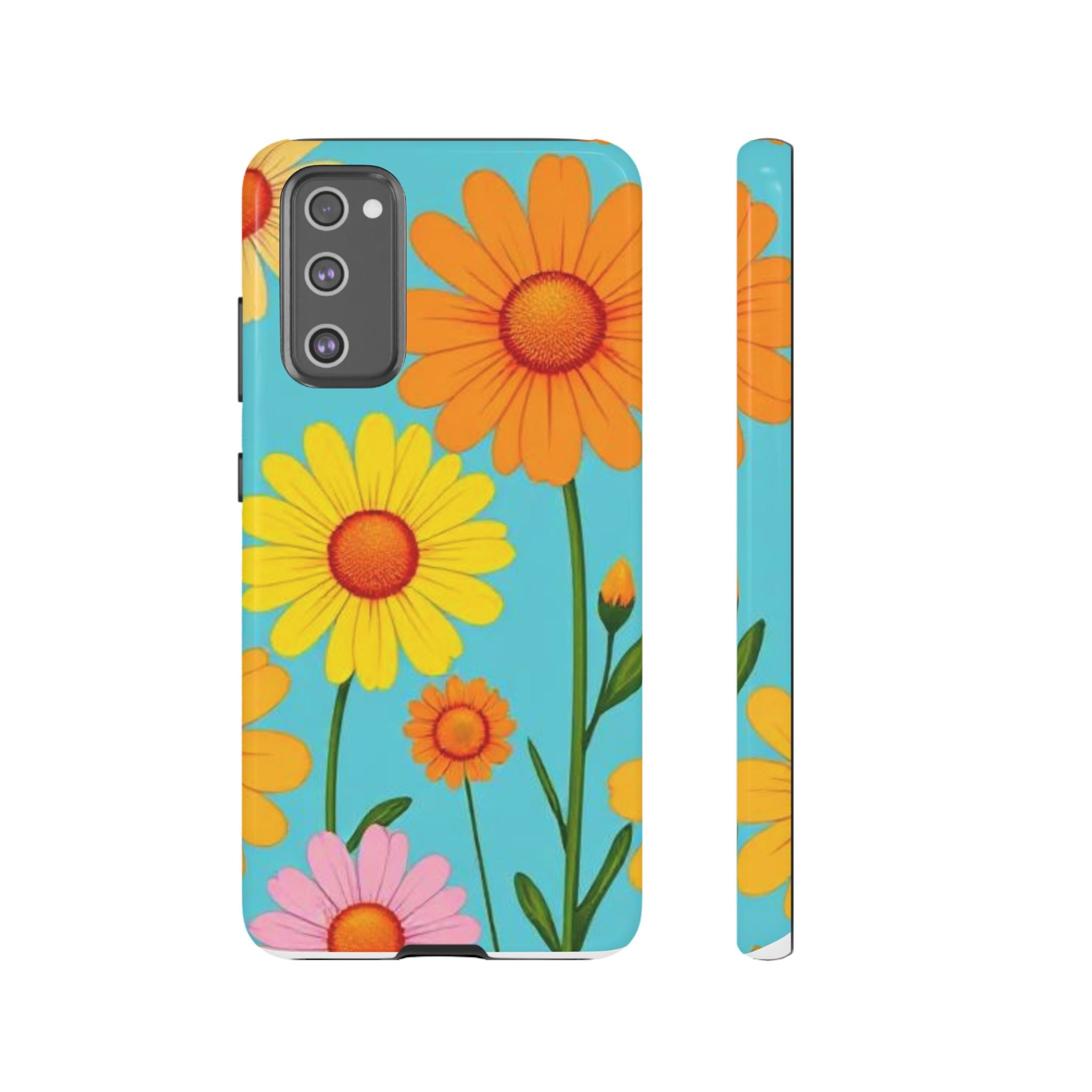 Floral Daisy Tough Case for Android