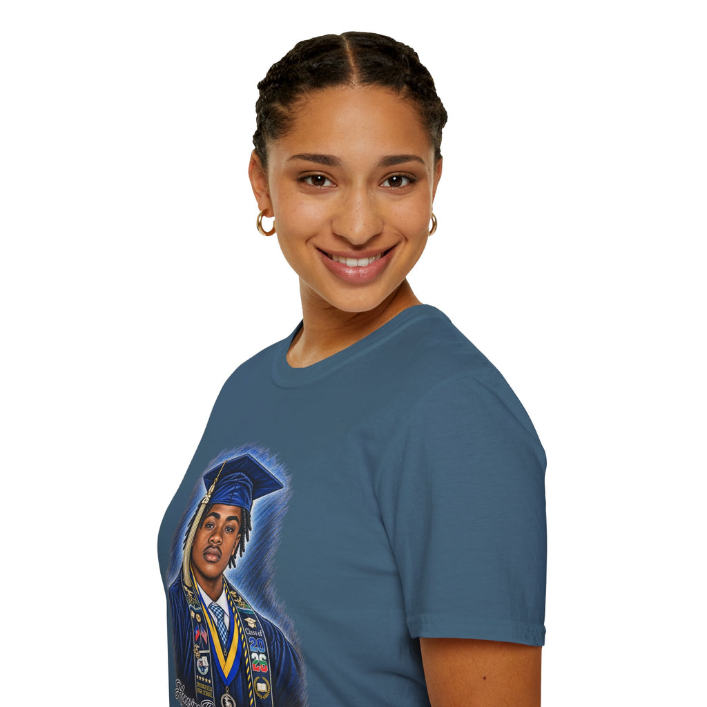 Portrait Front and Back - In Memory of Pierre Damas Bel T-Shirt