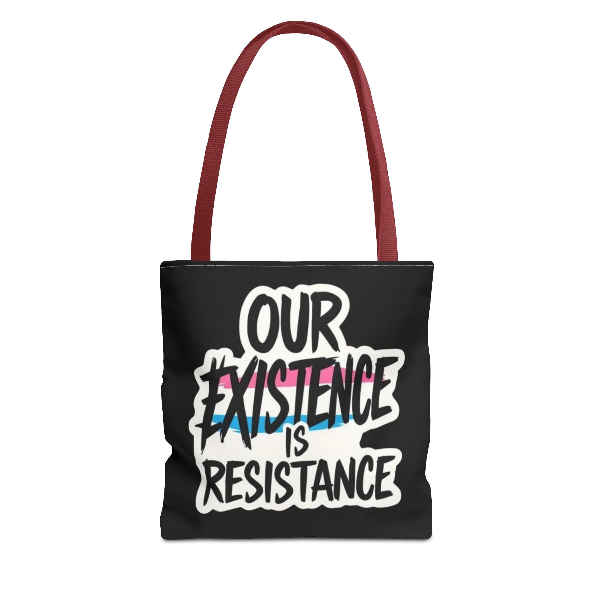 Our Existence Is Resistance Trans Protest Tote Bag