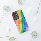 Rainbow Watercolor Art Tough Cases For Android & iPhone