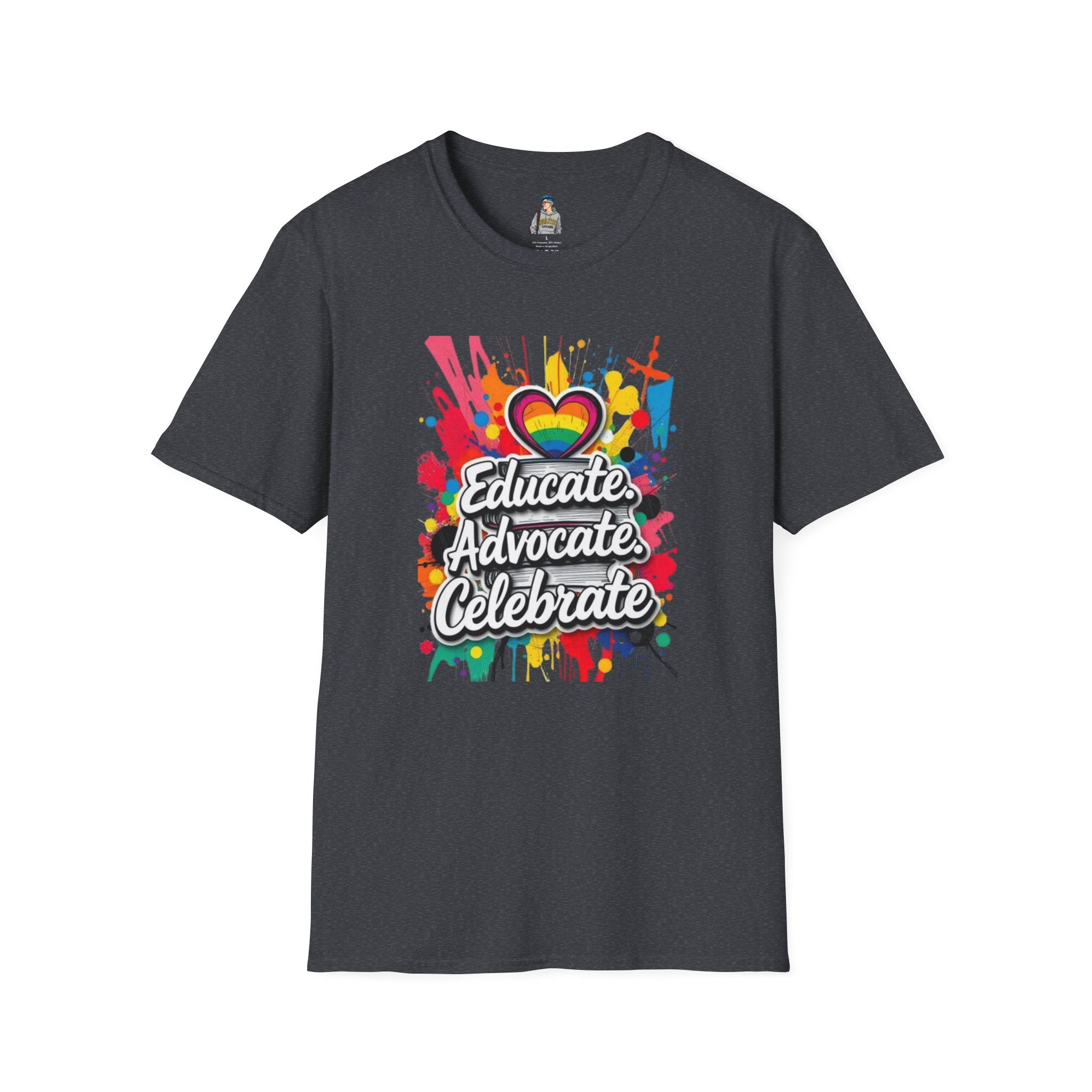 Educate Advocate Celebrate Unisex T-Shirt