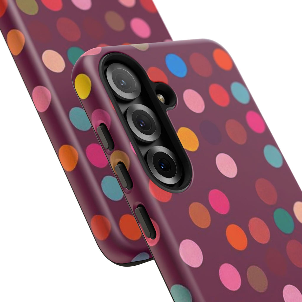 Polka-Dot Colorful Tough Case for Android
