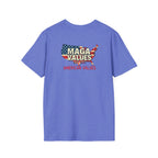 Unisex Softstyle T-Shirt - 'Patriots Don't Vote for Traitors' with USA Flag Design