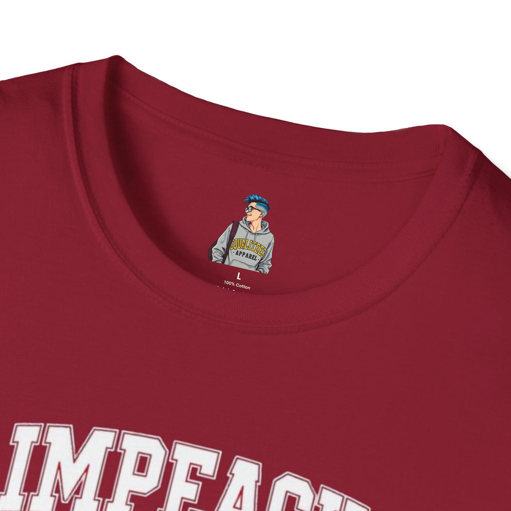 Impeach Felon47 Unisex Softstyle T-Shirt - USA Graphic Statement Tee