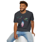 Trans Caterpillar to Butterfly Transformation T-Shirt, Unisex Graphic T-Shirt