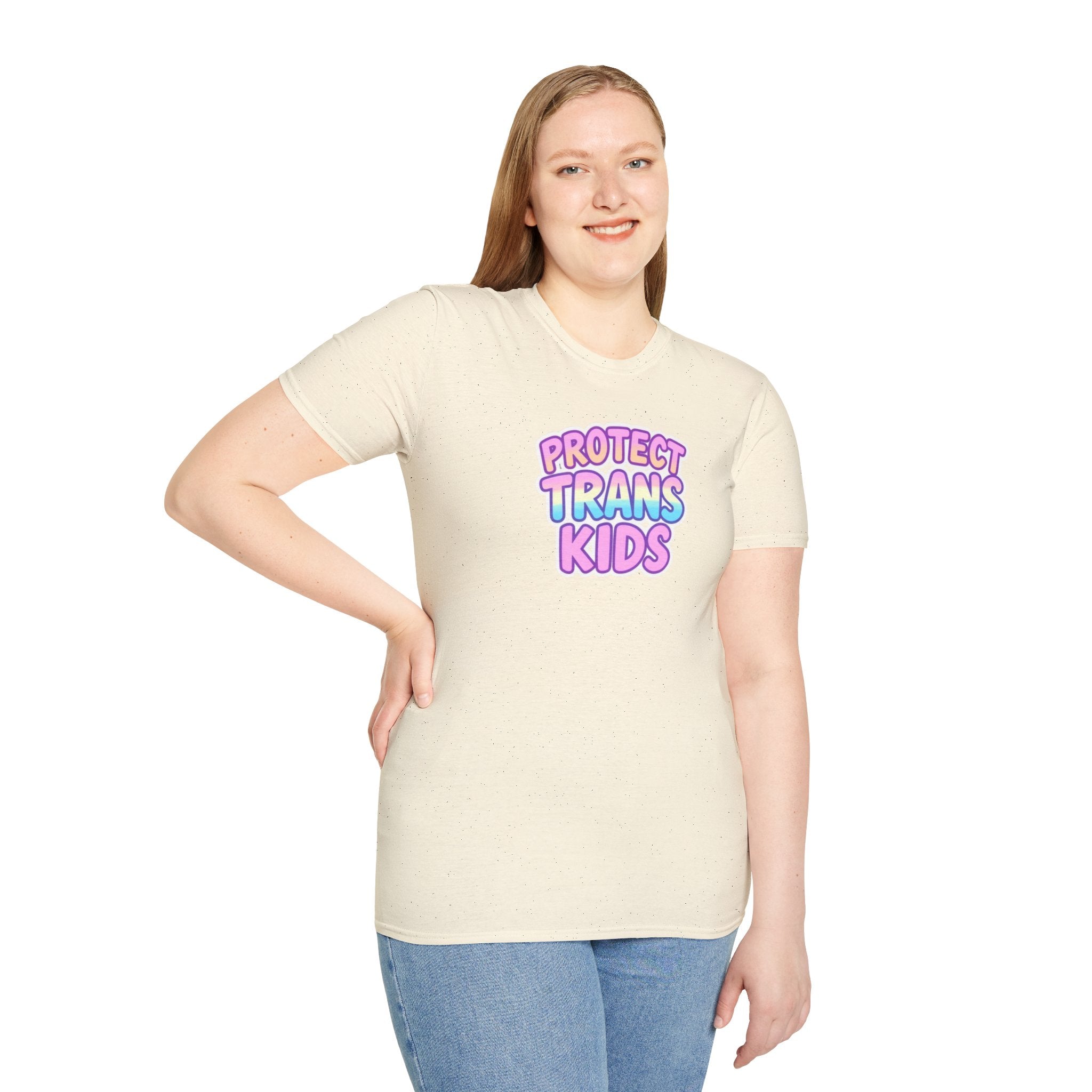 Unisex Softstyle T-Shirt - Protect Trans Kids Tee