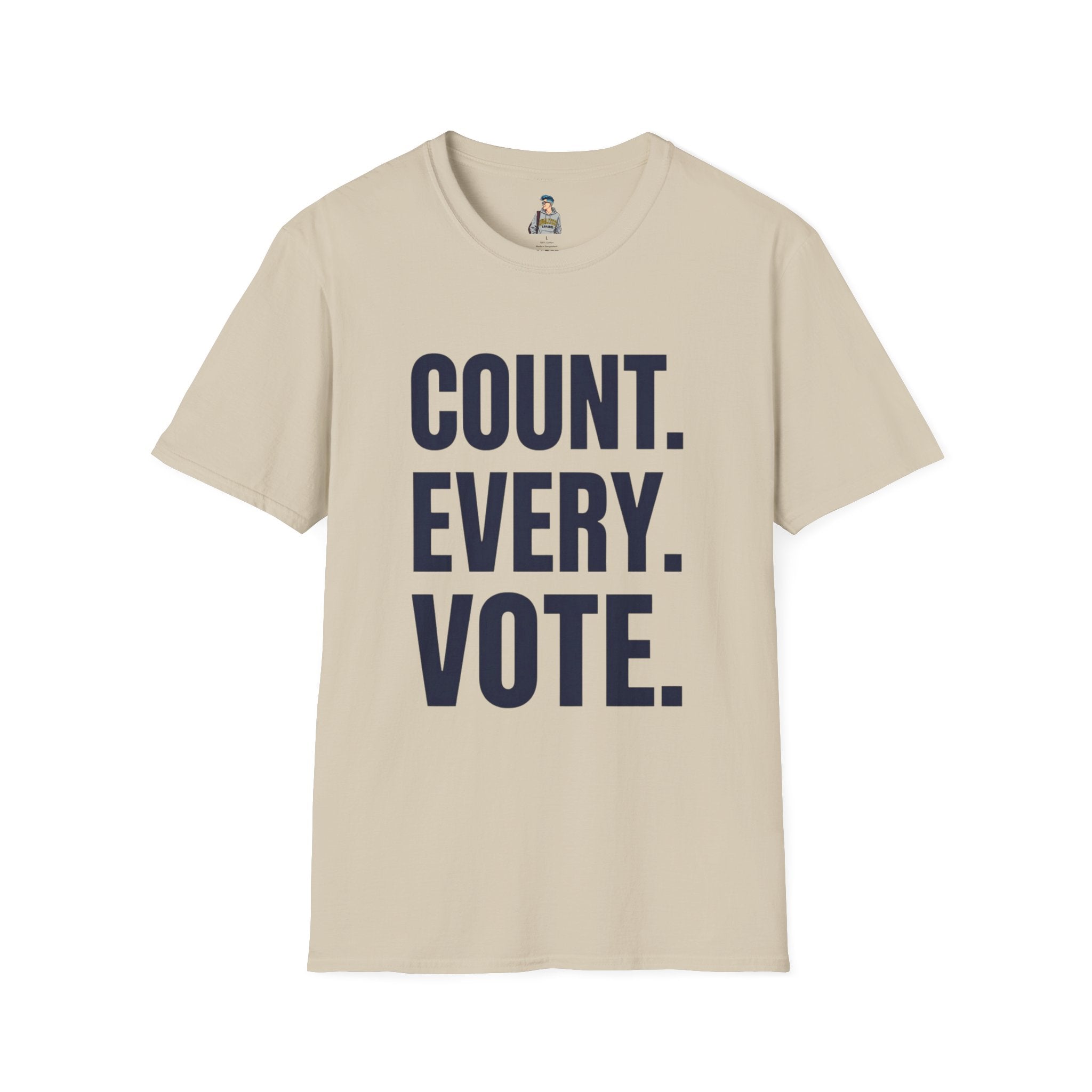 Count. Every. Vote. T-Shirt — Voter Rights Political Tee