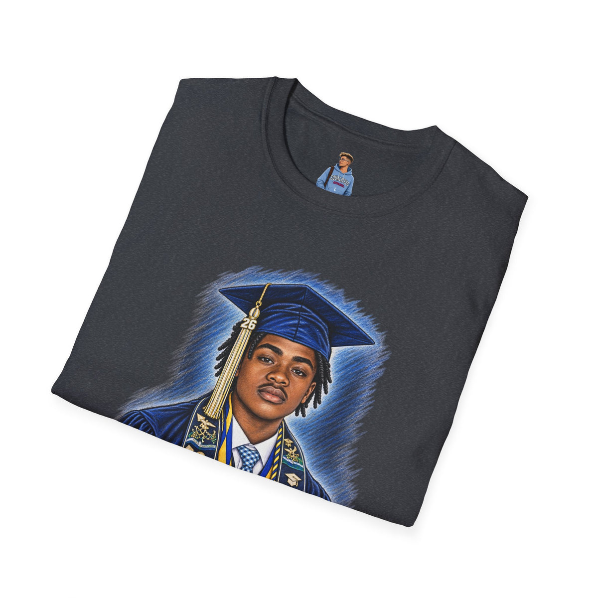 Portrait Front and Back - In Memory of Pierre Damas Bel T-Shirt