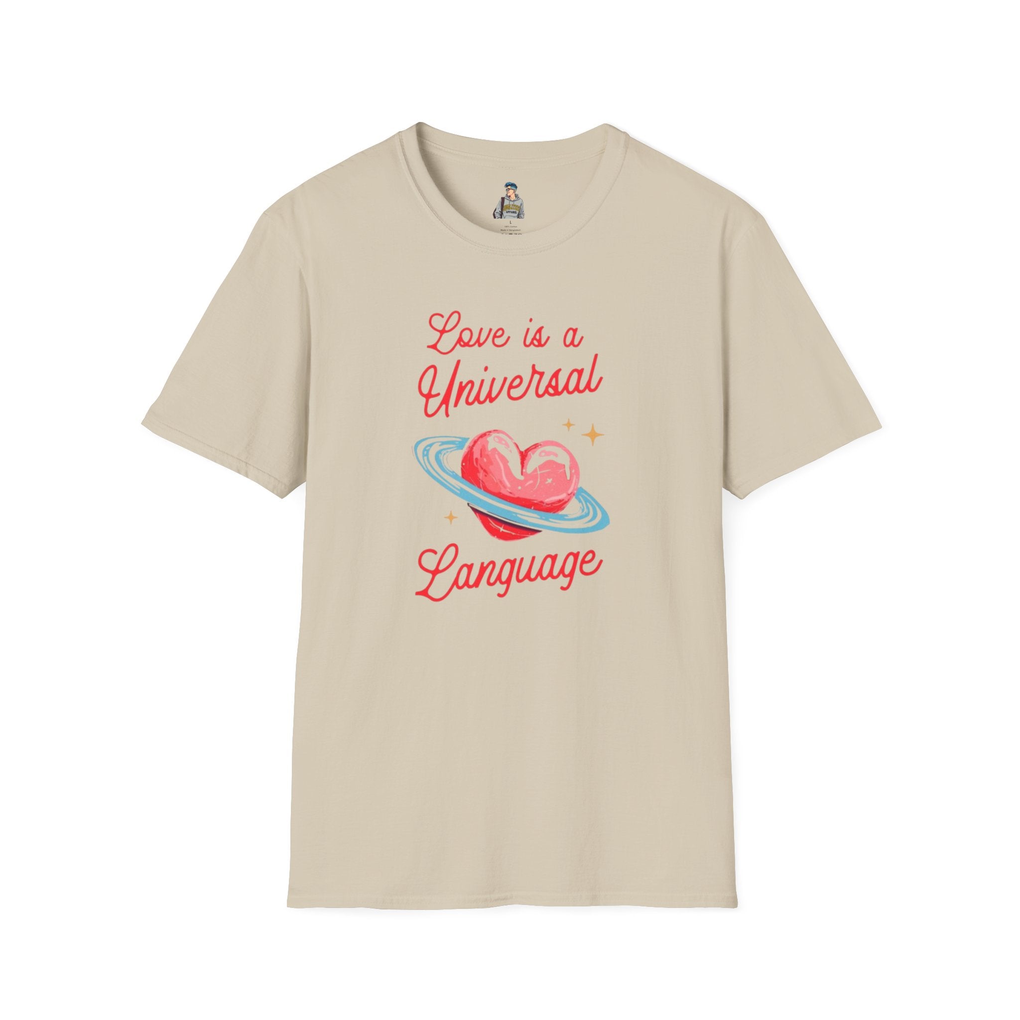 Unisex Softstyle T-Shirt - Love is a Universal Language Tee for Positive Vibes