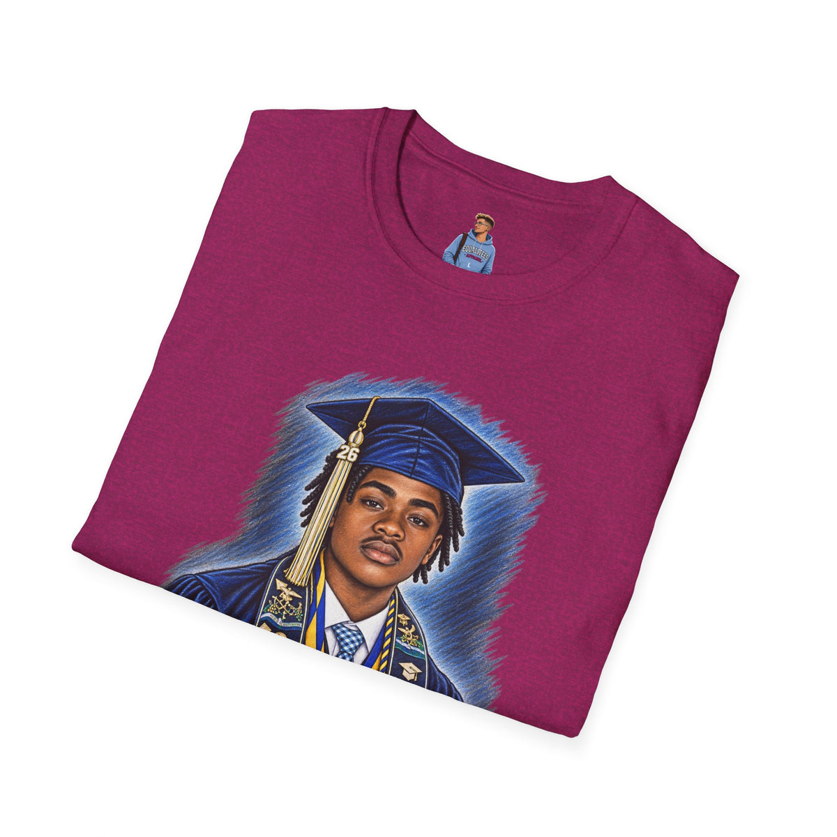 Portrait Front and Back - In Memory of Pierre Damas Bel T-Shirt