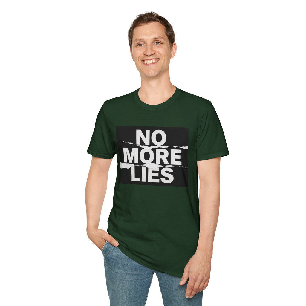 No More Lies T-Shirt — Bold Protest Graphic Tee