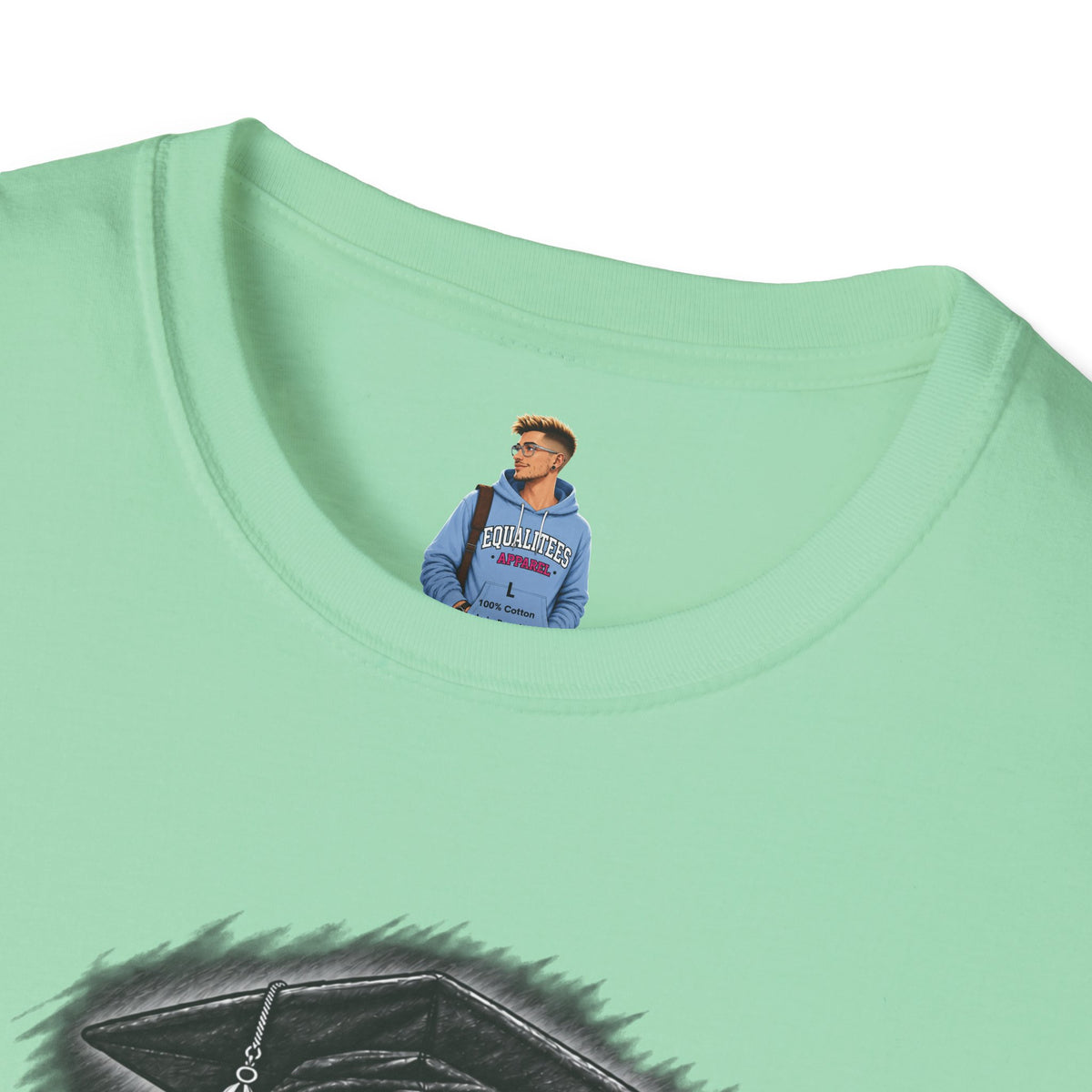 Graduation Portrait Front - In Memory of Pierre Damas Bel T-Shirt