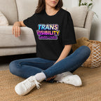 Trans Visibility Saves Lives Statement T-shirt