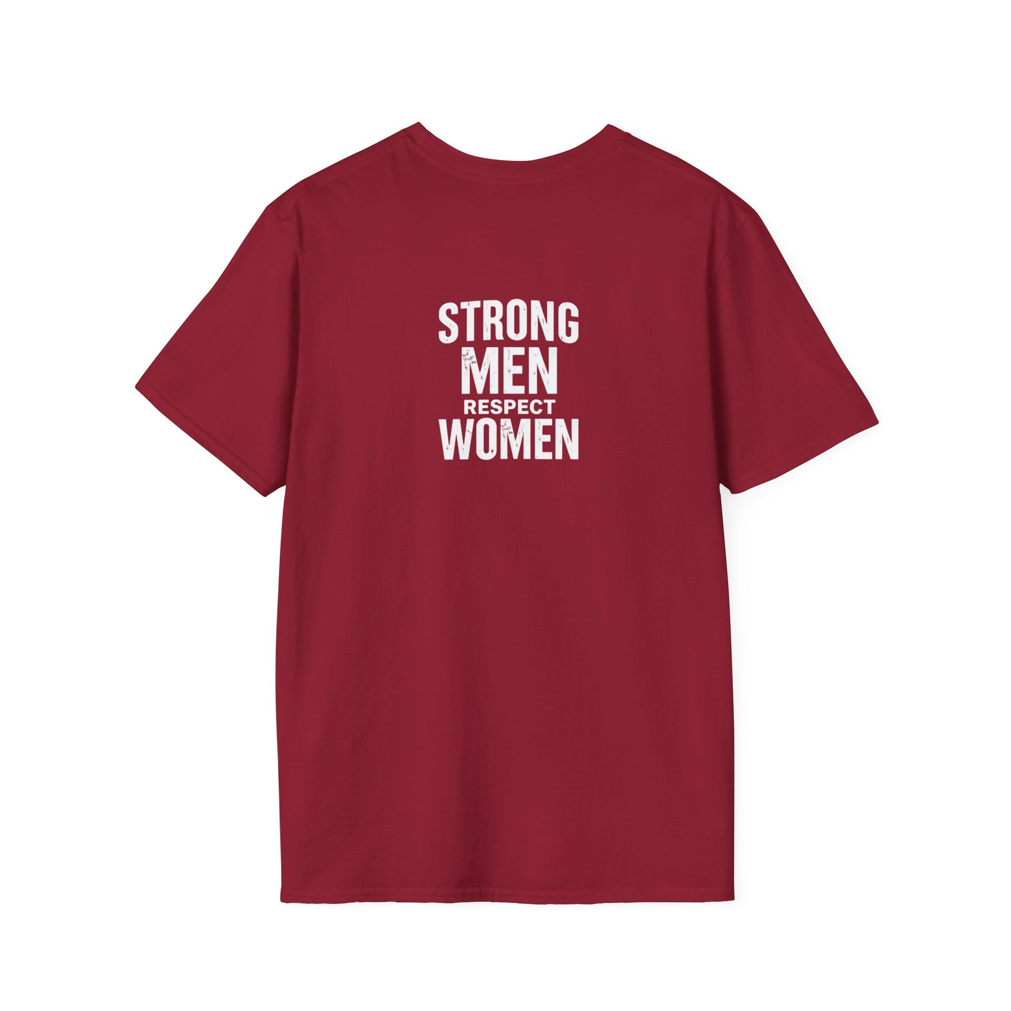 I Am The Bear, Strong Men Respect Women Unisex Softstyle T-Shirt