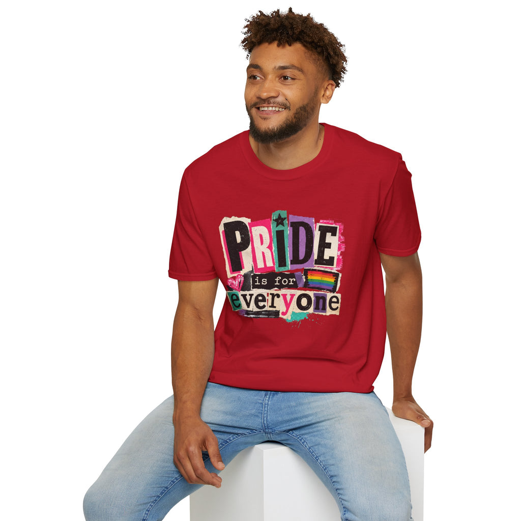 Pride Is for Everyone T-Shirt — Colorful LGBTQ+ Ally Tee