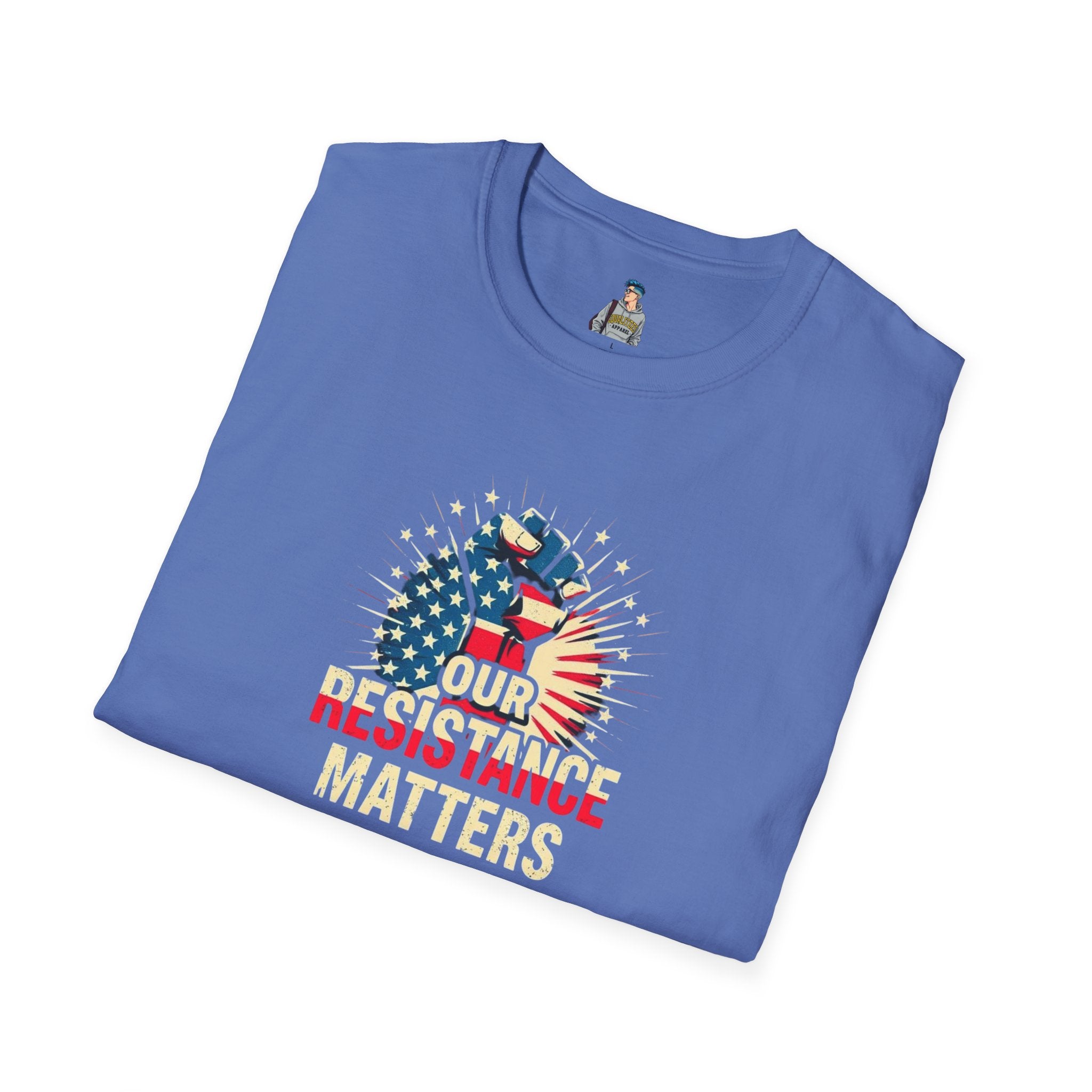 Patriotic Activism T-Shirt - Our Resistance Matters & Save Democracy Designs