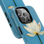 Open White Peace Lily Design Tough Case For Android & iPhone
