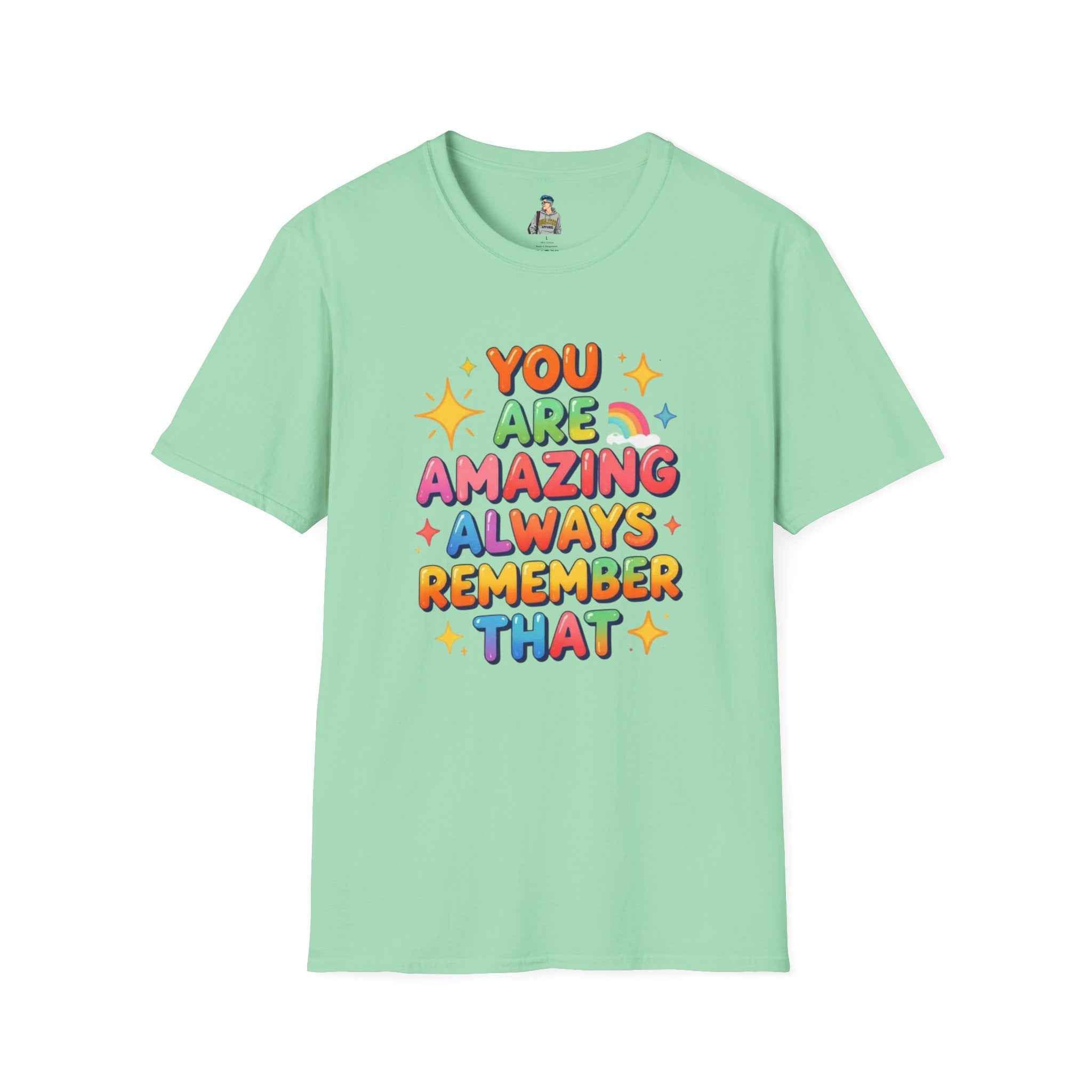 You Are Amazing T-Shirt — Colorful Inspirational Graphic Tee