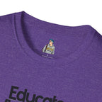Teacher Advocate T-Shirt - Subtle Pride Educate Advocate Celebrate Design - EqualiTees.Me