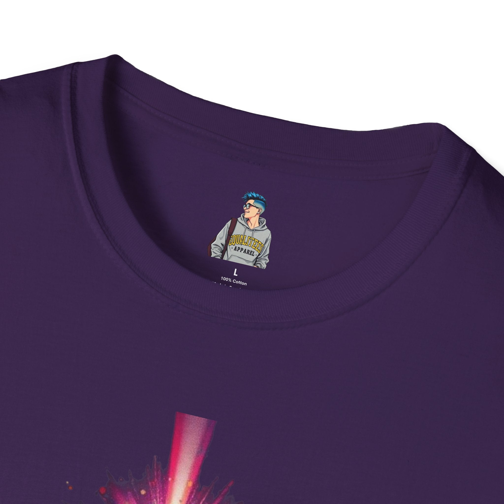 Queer Pride Unisex Softstyle T-Shirt - "Queer People Belong Everywhere"
