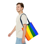 Rainbow Pride Flag Tote Bag