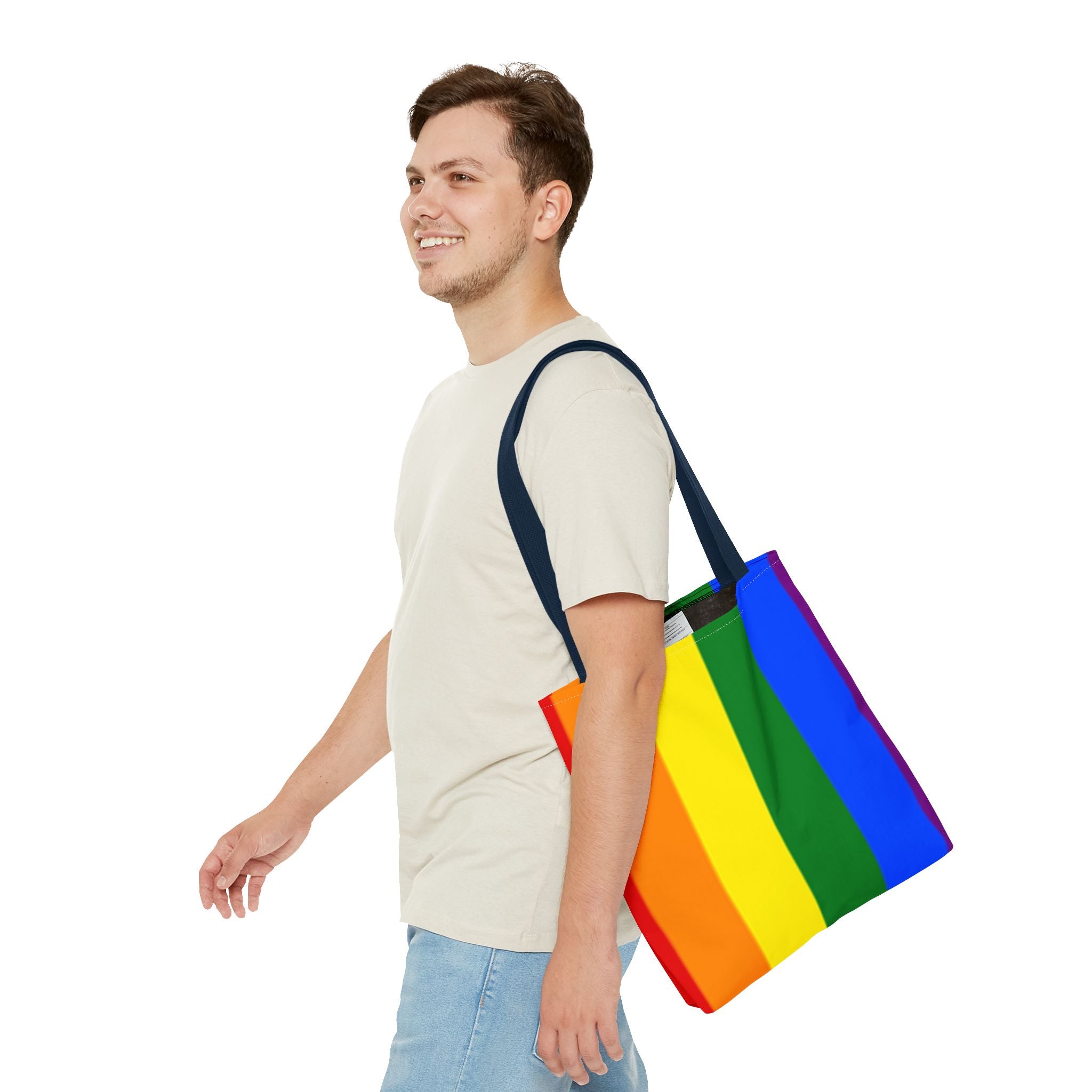 Rainbow Pride Flag Tote Bag