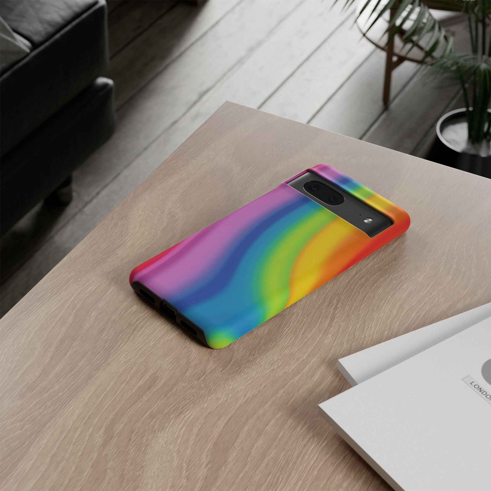 Rainbow Swirl Tough Case for Android