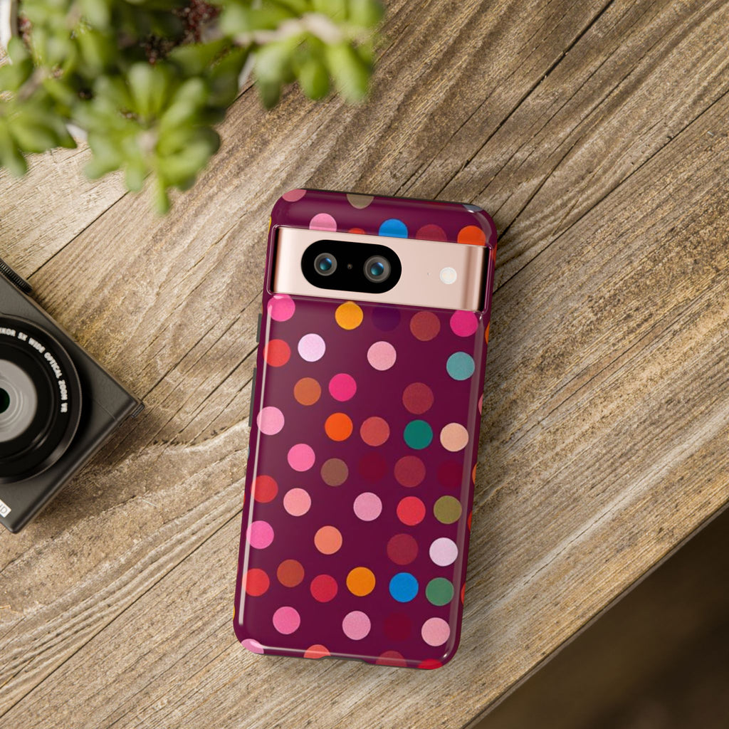 Polka-Dot Colorful Tough Case for Android