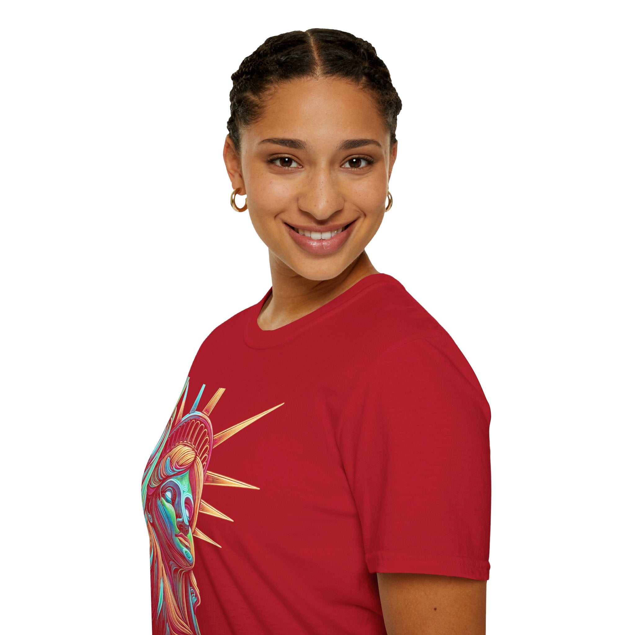 Lady Liberty - Softstyle Unisex T-Shirt